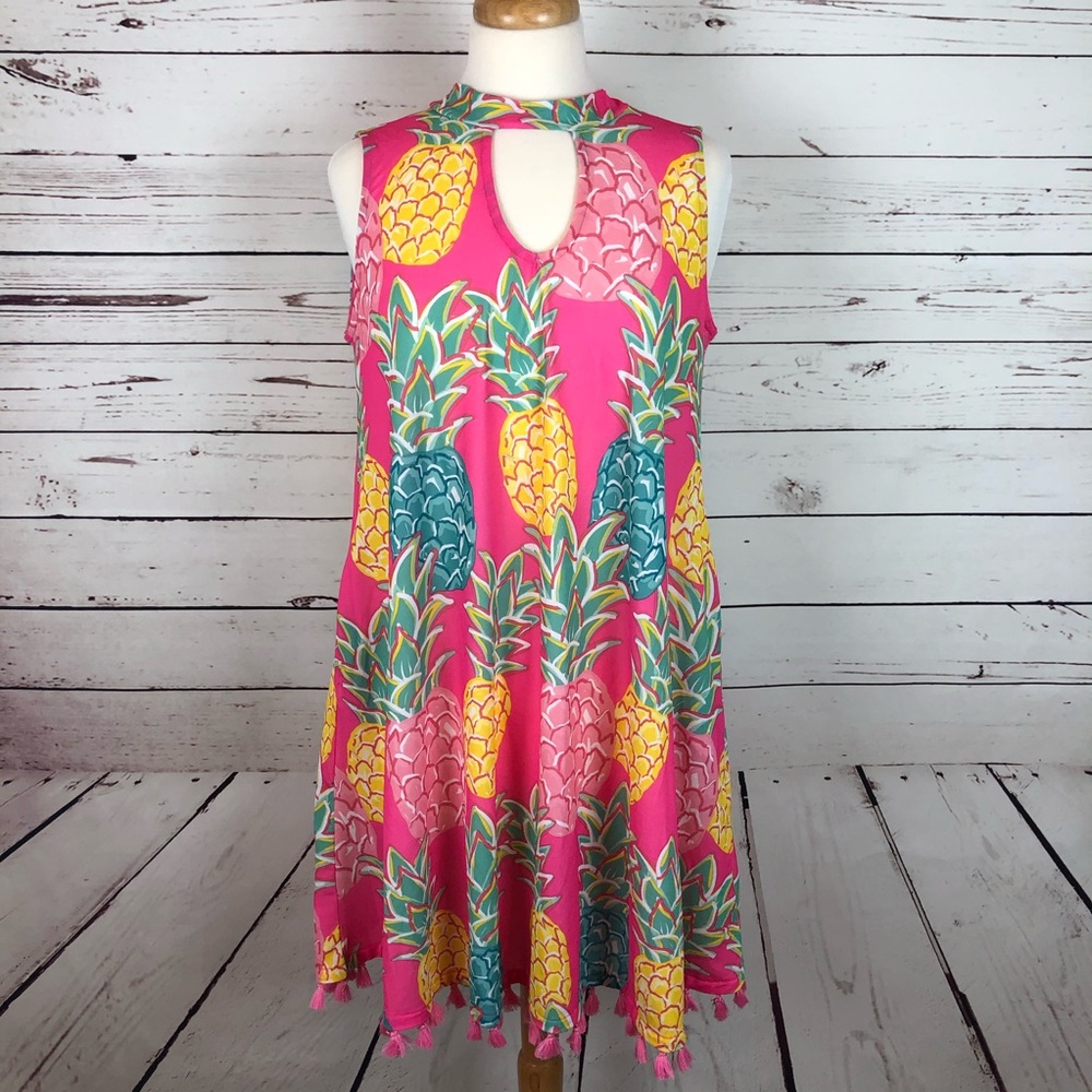 NWT Simply Southern Charleston Pineapple Dress